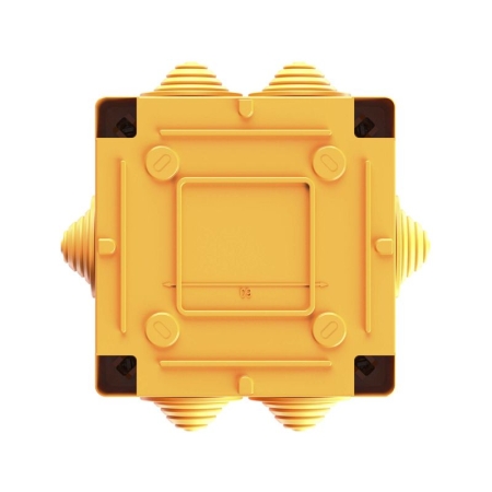 Коробка ответвительная FS 100х100х50мм IP55 4п 450В 6А 4кв.мм с кабельными вводами и клеммниками пластик. DKC FSB11404