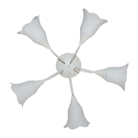 Светильник "Веста" 151 (плафон П0471) НПБ 01-5х60-119 Е27 (ИМ) потолочный бел. Элетех 1005404988