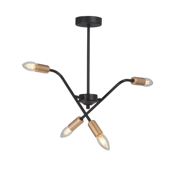 Люстра 4xE14 макс. 40Вт Vitaluce V3022-1/4PL