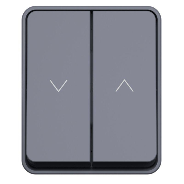 Выключатель для жалюзи 2-кл. ОП AtlasDesign PROFI 10А IP54 антрацит SE ATN544019