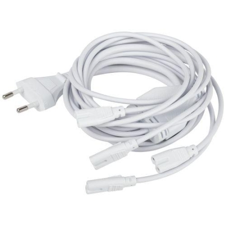 Разветвитель сетевой для фитолампы FITO 5х IEC C7 (2 pin) 2 м для подключения 5 светильников Эра Б0060525