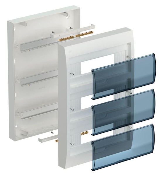 Корпус навесной ЩРН-П-36 Krepta 3 IP41 пластик. бел. IEK MKP12-N-36-40-05