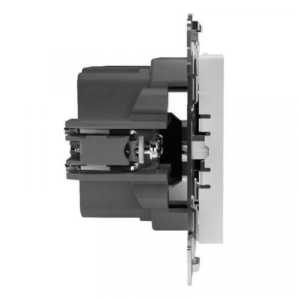 Розетка 2-м USB СП Pixel тип A+A 5В 1х2.1А 2х1.05А механизм бел. TOKOV ELECTRIC TKE-PX-2USB-C01