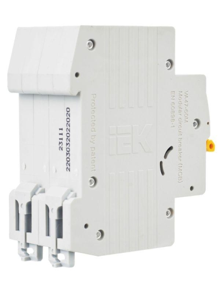 Выключатель автоматический модульный 2п C 20А 6кА ВА47-60M KARAT IEK MVA31-2-020-C