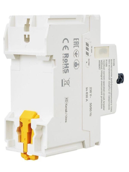 Выключатель дифференциального тока (УЗО) 2п 63А 30мА тип A ВДТ R10N ARMAT IEK AR-R10N-2-063A030