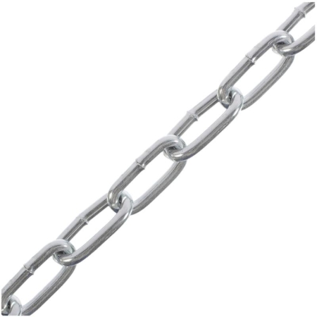Цепь короткозвенная 1.5мм DIN 766 (SLC) накл. (уп.100м) Tech-Krep/Zitar 103443