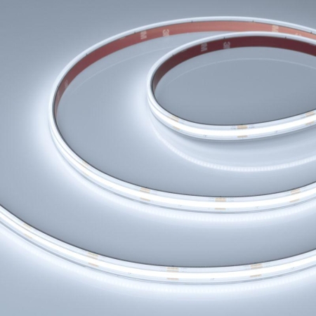 Лента светодиодная COB-PS-X420-12mm 24V White 6000К 4.8Вт/м IP67 герметичная (уп.15м) Arlight 049053