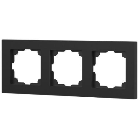 Рамка 3-м СП Accent 6-503-07 графит Intro Б0063791