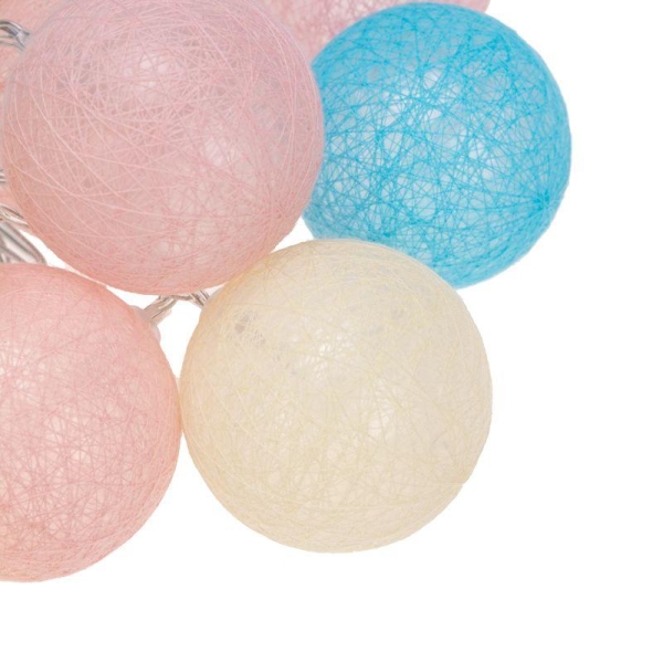 Гирлянда "Тайские фонарики" Перламутр 5м 25LED тепл. бел. питание USB прозр. ПВХ Neon-Night 304-010