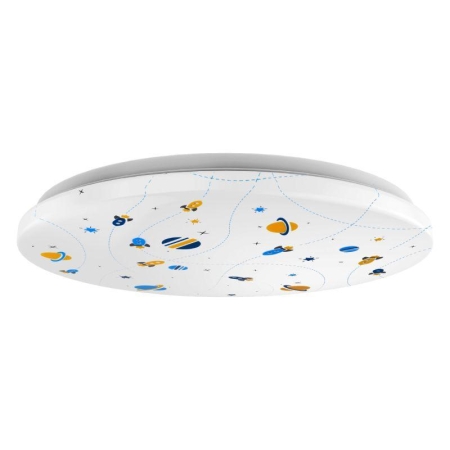 Светильник светодиодный 380х63 24Вт 4000К IP20 1560Лм круг (космос) настенно-потолочный накладной GAUSS 941411224R