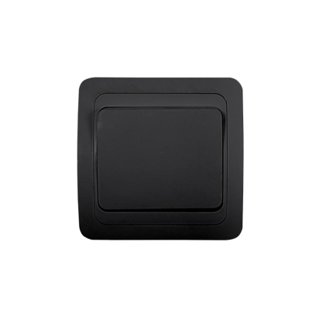 Выключатель 1-кл. CLASSICO 2021B черн. IN HOME 4690612061078