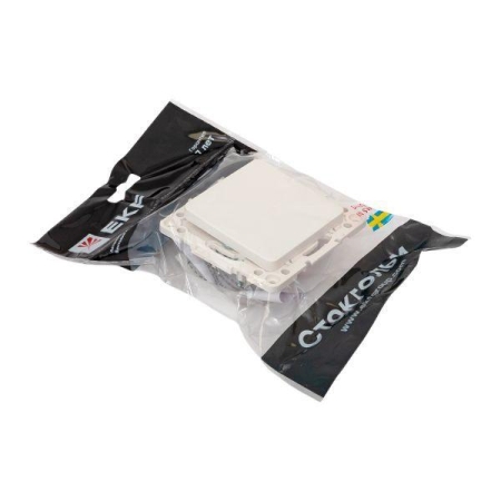 Кнопка нажимная СП Стокгольм 10А механизм бел. EKF EYV10-221-10