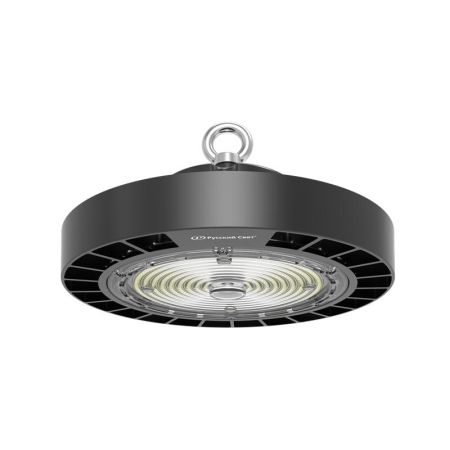 Светильник светодиодный ДСП IB 11 S 150W W 840 BK 298х298х112мм 150Вт 4000К IP65 High Bay подвес черн. Русский Свет 16091123170