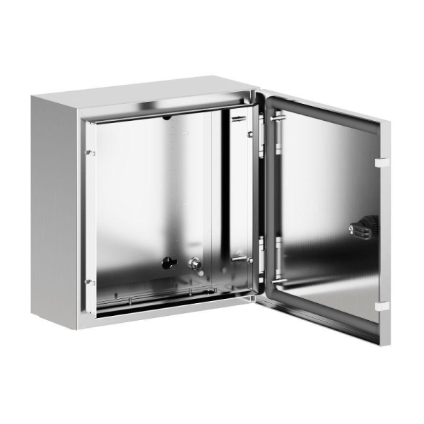 Корпус навесной STH с М/П из нержавеющей стали AISI316 300х300х150мм с фланцем DKC R5STH0331F-316