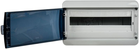 Корпус КМПн-18 TEKFOR IP65 черн. прозр. дверь пластик. IEK TF5-KP72-N-18-65-K03-K02