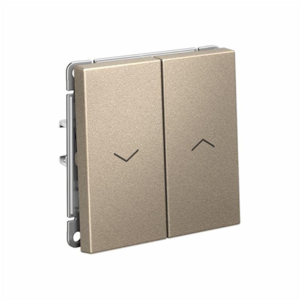 Выключатель для жалюзи 2-кл. ArtGallery 2х (сх. 4) 10А механизм шампань SE GAL000519