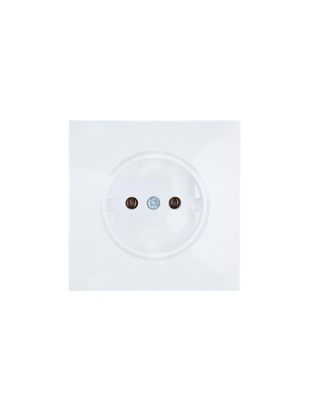 Розетка 1 мест. б/з СП ZIMA IP20 16А ПБТ безвинт. зажим бел. LEZARD 704-0288-121BQC