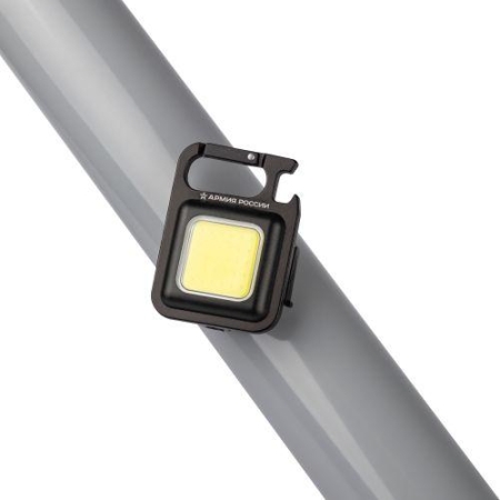 Фонарь BA-501 АРМИЯ РОССИИ брелок Чека для ключей аккумулятор. черн. Эра Б0059499