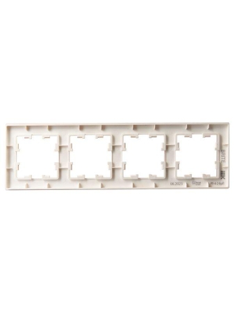 Рамка 4-м BRITE РУ-4-2-БрП стекло перс. матов. IEK BR-M42-G-31-K96