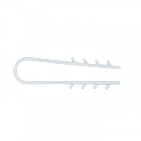 Дюбель-хомут d5-10мм для круглого кабеля бел. (уп.50шт) PROxima EKF plc-ncs50-5x10w