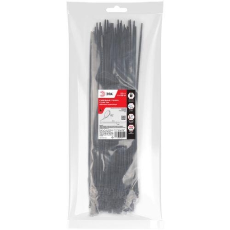 Хомут кабельный 3.6х200 черн. NO-225-178 (уп.100шт) Эра Б0065971