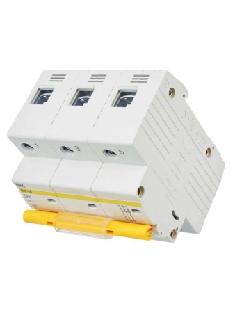 Выключатель автоматический модульный 3п D 80А 10кА ВА47-100 KARAT IEK MVA40-3-080-D