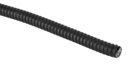 Металлорукав Р3-Ц-ПВХнг в ПВХ изоляции черн. d18мм с протяжкой (уп.50м) Эра Б0058936