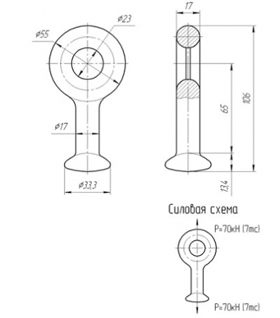 Серьга СРС-7-16