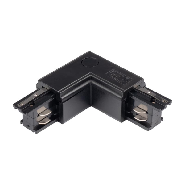 Аксессуар к шинопроводу трехфазному 3P PTR CL-BL OUT коннектор внешний Pro+ черн. JazzWay 5063112