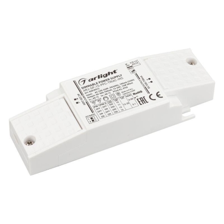 Блок питания ARJ-SP-15-PFC-TRIAC-INS 14Вт 12-20В 0.5-0.7А IP20 пластик Arlight 028187(1)