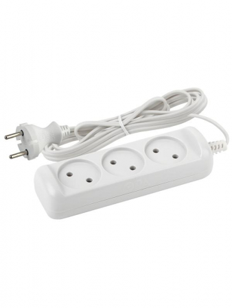 Удлинитель 3х3м без заземл. 6А IP20 ШВВП 2х0.75 Эра Б0035748