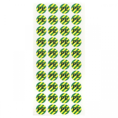 Наклейка "PE" d20мм PROxima EKF an-2-07-1