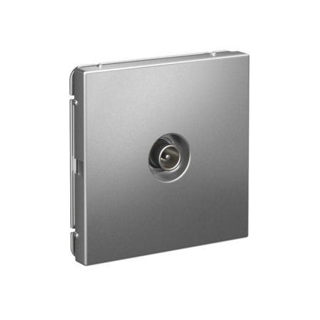 Розетка телевизионная оконечная TV ArtGallery 1дБ механизм сталь SE GAL000991