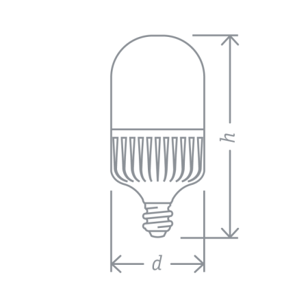 Лампа светодиодная высокомощная 94 338 NLL-T75-25-230-840-E27 25Вт 4000К нейтр. бел. E27 2000лм 220-240В Navigator 94338