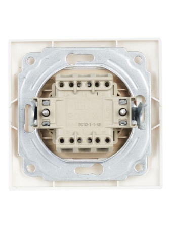 Выключатель 1-кл. СП Кварта 10А IP20 ВС10-1-1-КБ с индикацией бел. GENERICA EVK11-K01-10-DM