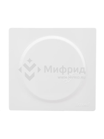 Розетка 1-м ОП LETO с заземл. с крышкой LETO ПБТ бел. LEZARD 752-0200-123B