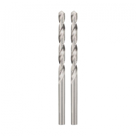 Сверло по металлу 2мм HSS DIN 338 (уп.2шт) Kranz KR-91-0553