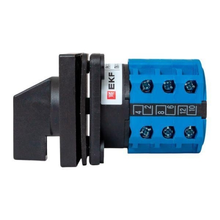 Переключатель кулачковый ПК-1-23 3п 10А "1-0-2" IP65 EKF pk-1-23-10-65