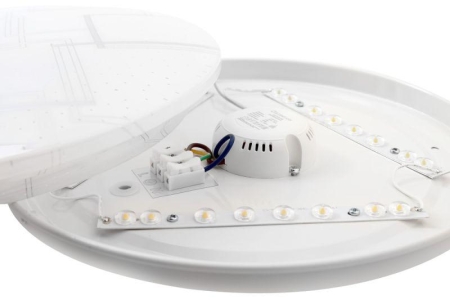 Светильник светодиодный LBS-8124 24Вт 4500К lines настенно-потолочный Ultraflash 15145