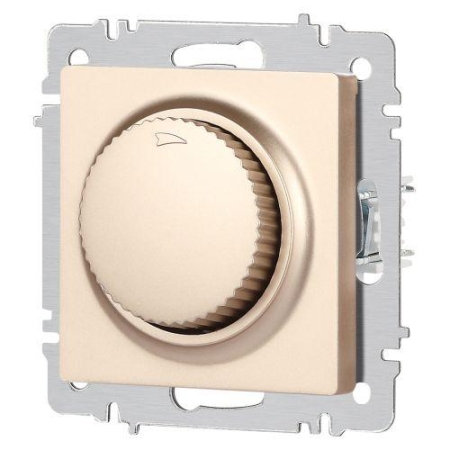 Светорегулятор поворотный СП Accent 6-401-04 600Вт 230В IP20 шампань Intro Б0063676