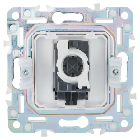 Розетка компьютерная RJ45 кат.5E SKANDY SK-K01T титан IEK SK-K10-1-K48