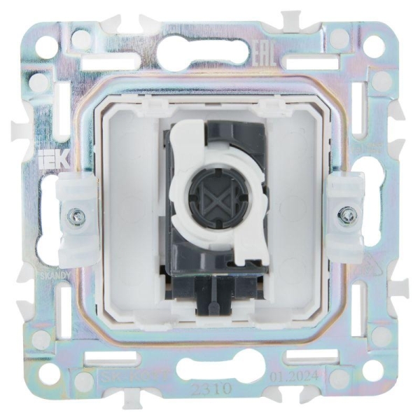 Розетка компьютерная RJ45 кат.5E SKANDY SK-K01T титан IEK SK-K10-1-K48
