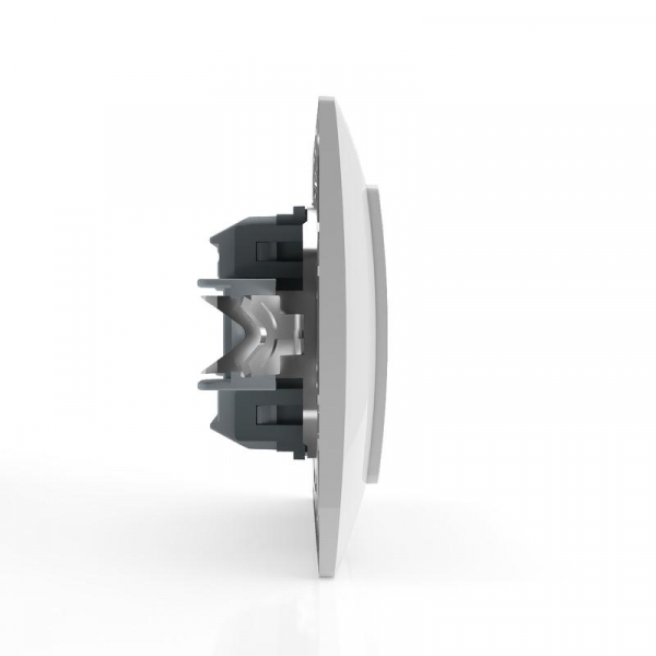 Выключатель 2-кл. СП AVA 10А IP20 с индикатором в сборе бел. TOKOV LIGHT TKL-AV-V2IF-C01