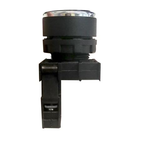 Кнопка нажимная круглая с "0" B100DH-0 черн. EMAS B100DHO