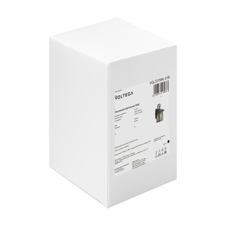 Светильник Cruz 1х40Вт E27 IP44 бра настен. Voltega VGL7215WL-01B