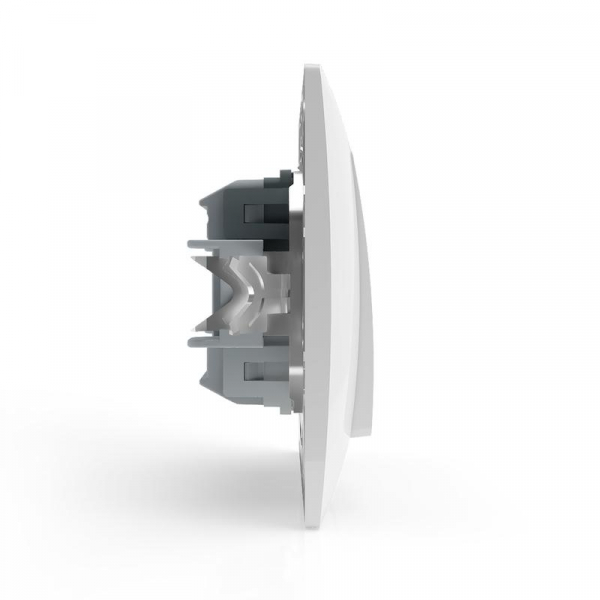 Переключатель проходной 2-кл. СП AVA 10А IP20 в сборе бел. TOKOV LIGHTTKL-AV-P2F-C01