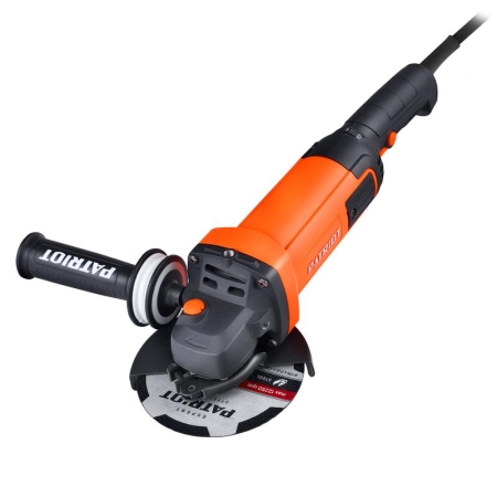 Машина шлифовальная угловая УШМ AG 128E диск 125мм двуручная пылезащ. PATRIOT 110301129