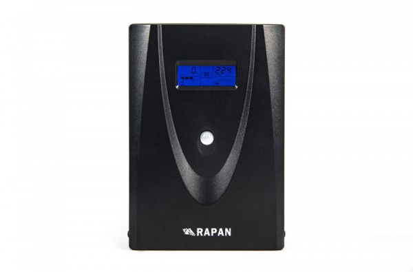 Источник бесперебойного питания RAPAN-UPS 3000 220В 3000В.А/1800Вт меандр АКБ 4х7А.ч интерактивный Бастион 734