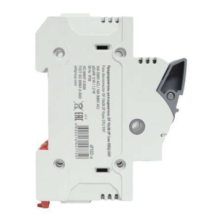 Предохранитель-разъединитель DF 10х38 2п (тип ПВЦ) EKF df102-e