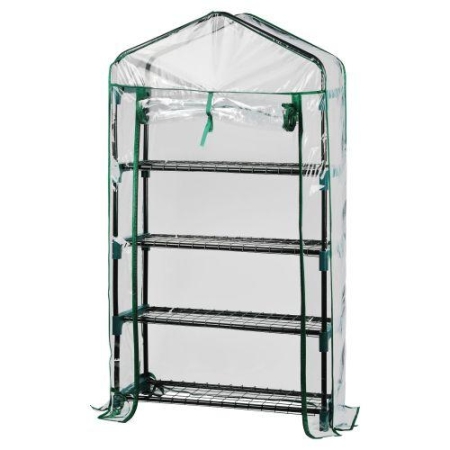 Теплица FITO-House-4 со светильниками в компл. 4яруса 1250х690х300мм Эра Б0059786